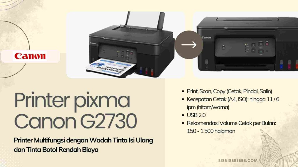 printer pixma g2730