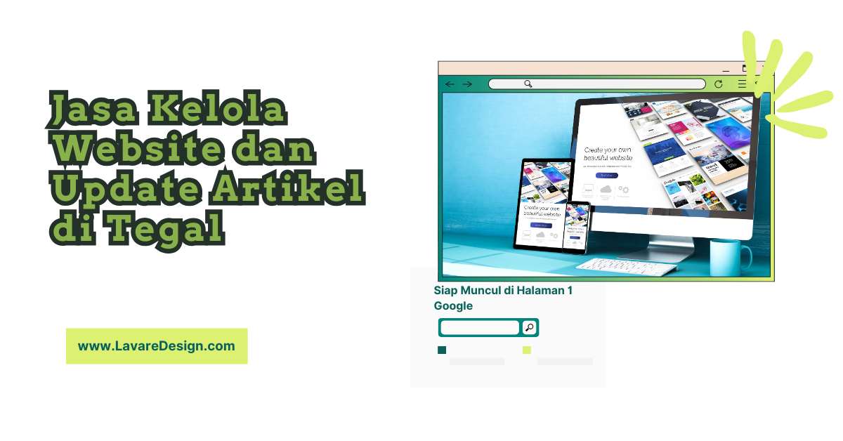 jasa kelola website dan artikel di Tegal